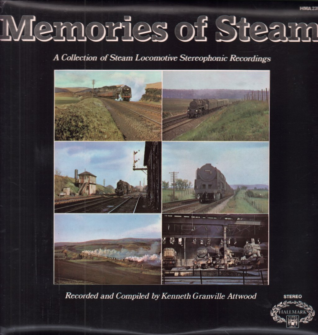 Memories Of Steam - A Collection Of Steam Locomotive Recordings - Lp