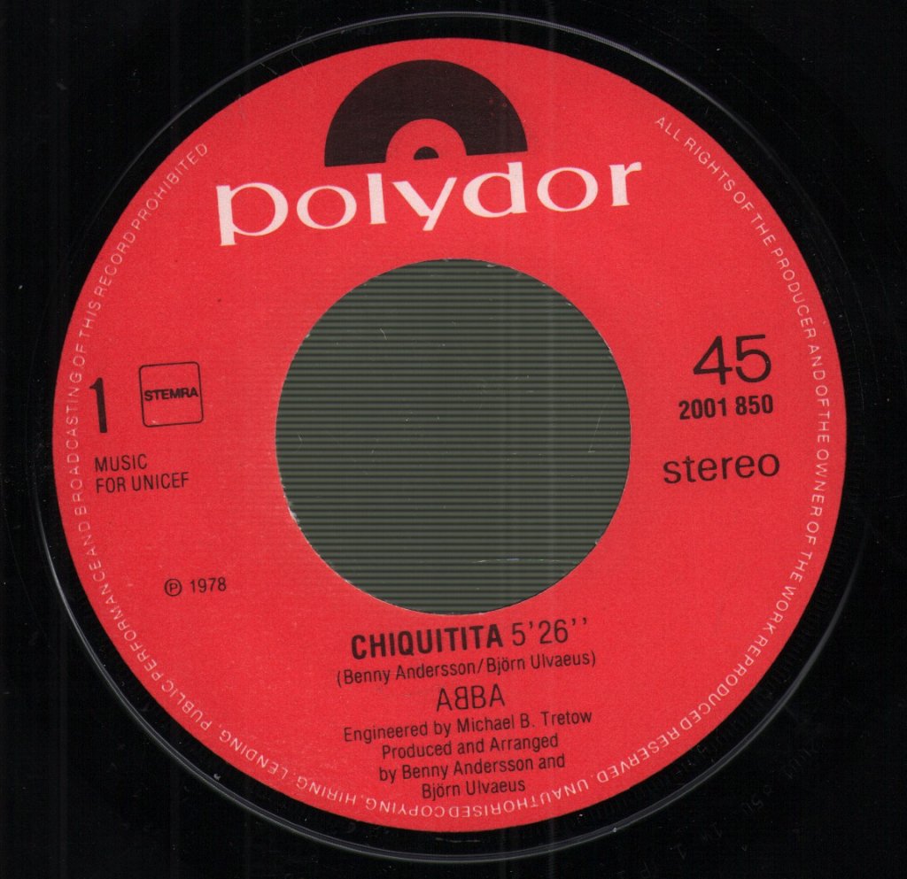 ABBA - Chiquitita - 7 Inch