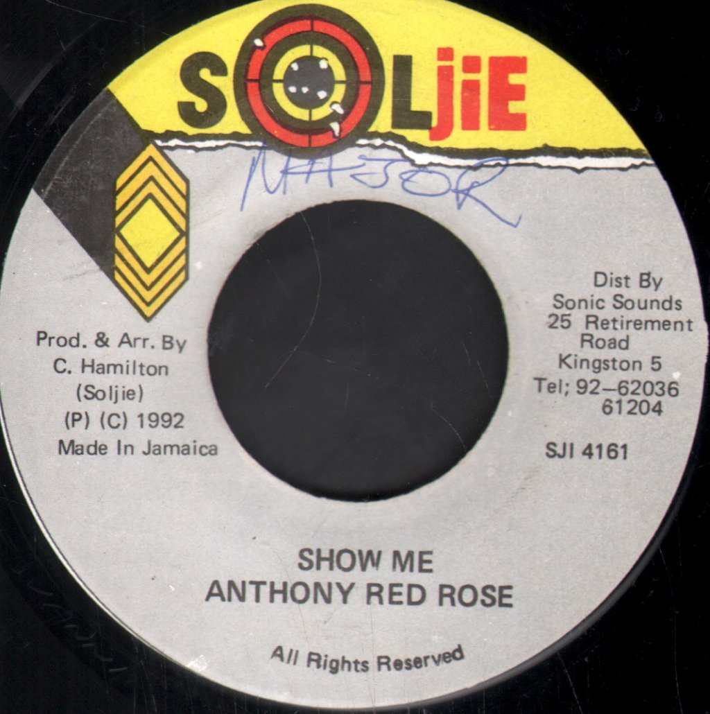 Anthony Red Rose - Show Me - 7 Inch