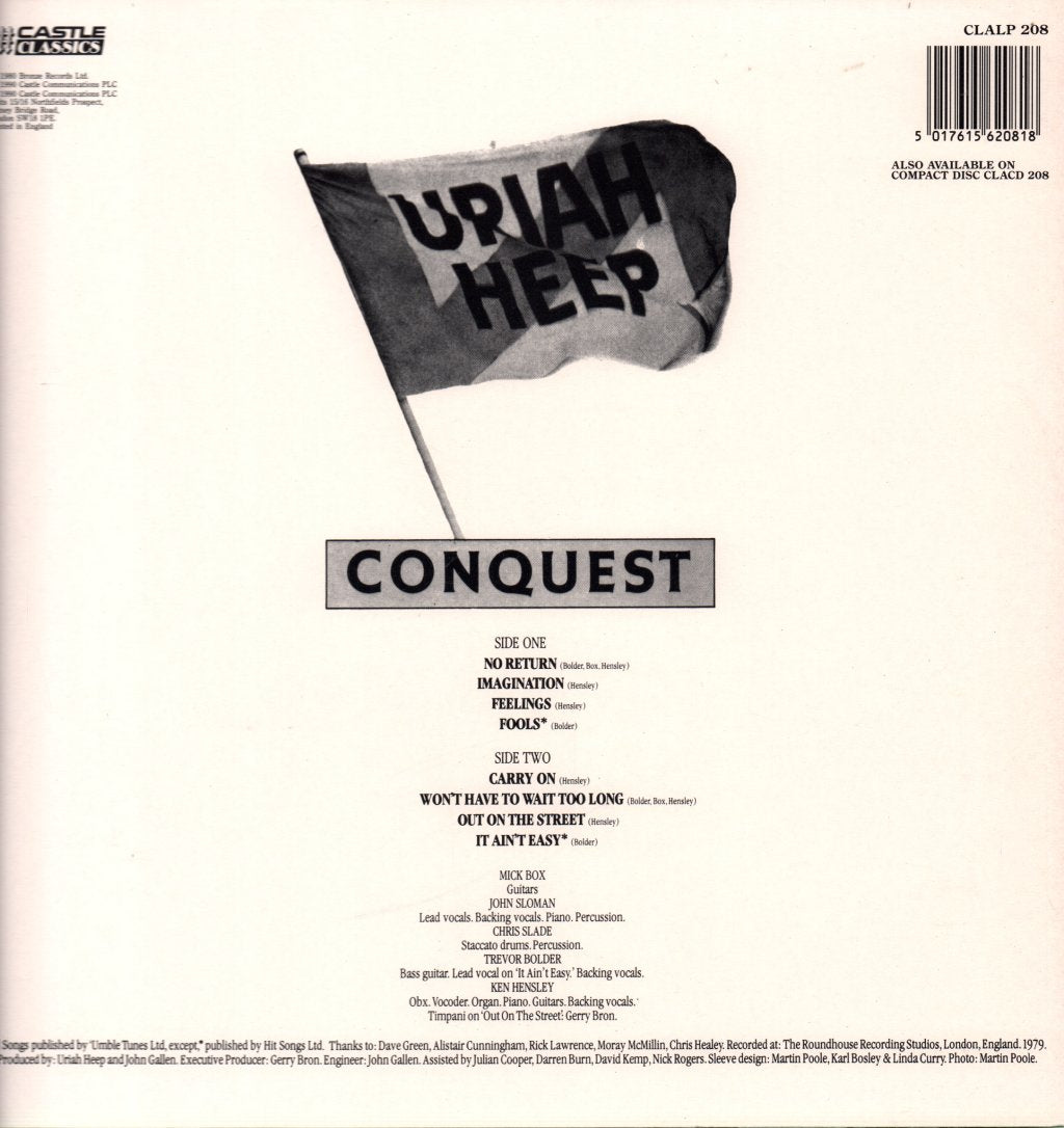 Uriah Heep - Conquest - Lp