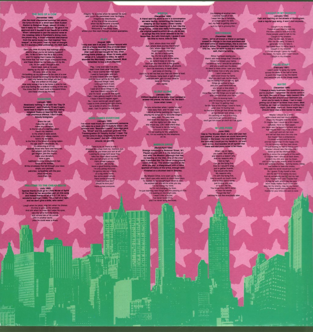 Wonder Stuff - Never Loved Elvis - Lp