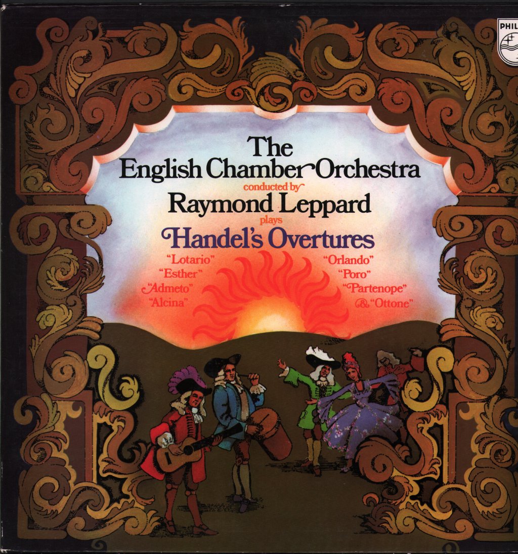 Raymond Leppard / English Chamber Orchestra - Handel's Overtures - Lp