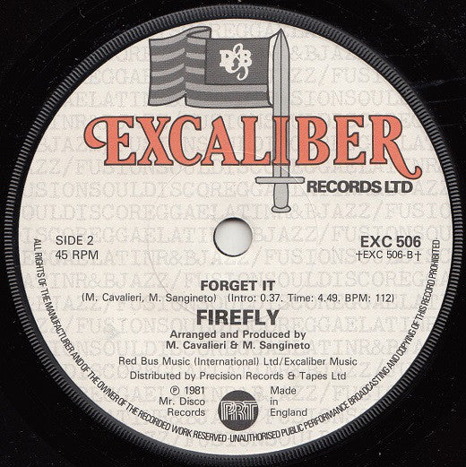Firefly (70'S Band) - Love Is Gonna Be On Your Side - 7 Inch