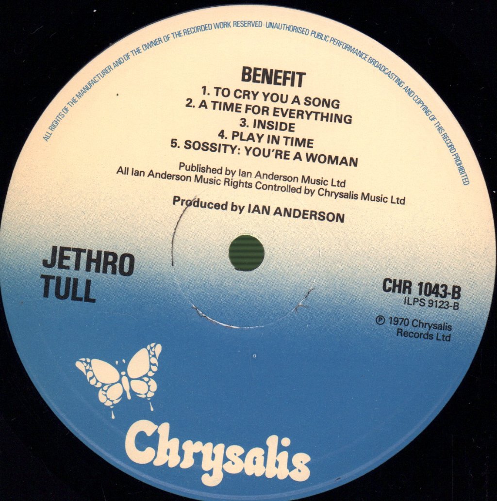 Jethro Tull - Benefit - Lp
