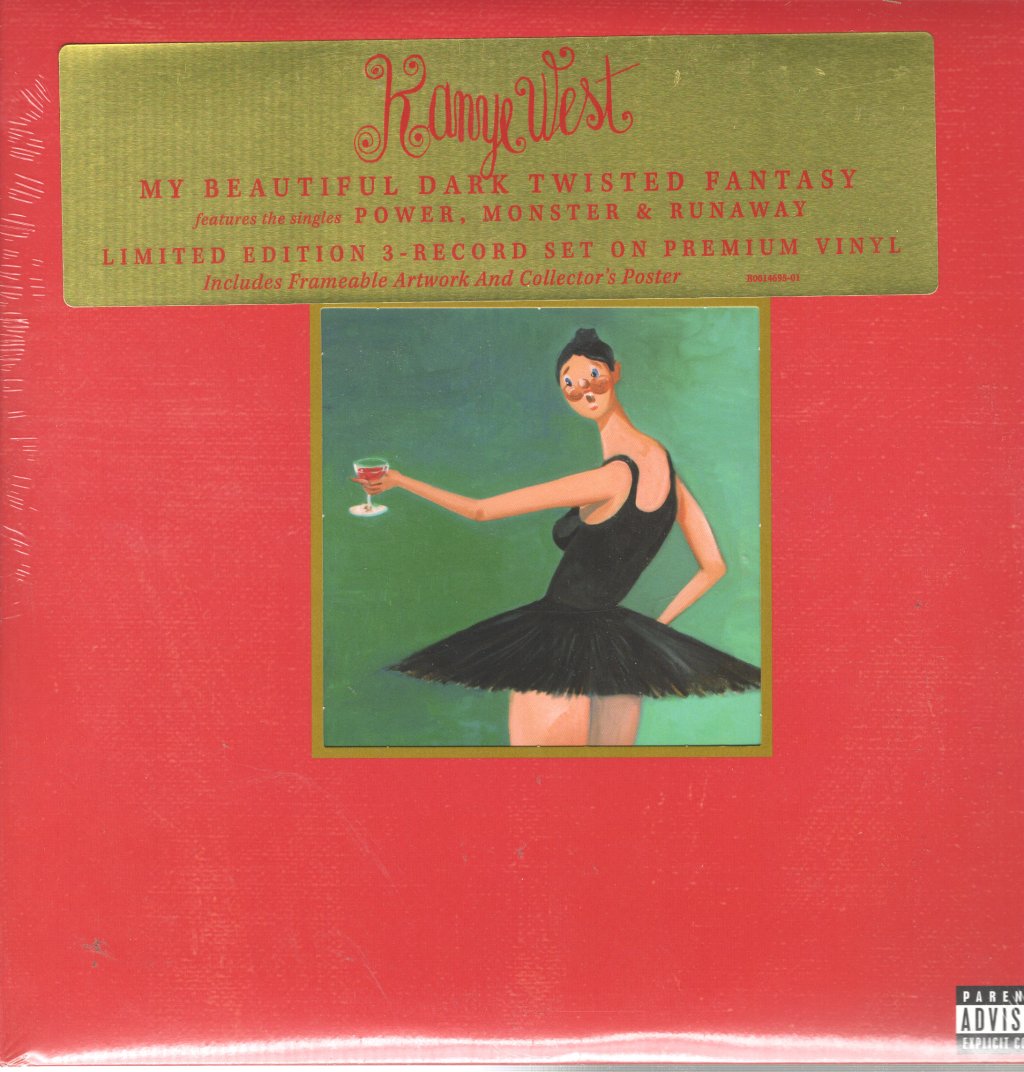 Kanye West - My Beautiful Dark Twisted Fantasy - Triple Lp