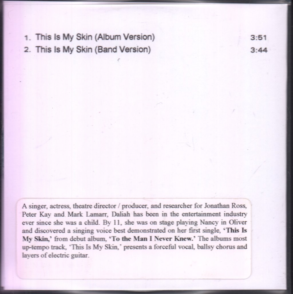 Daliah (Daliah Sherrington) - this is my skin - Cdr