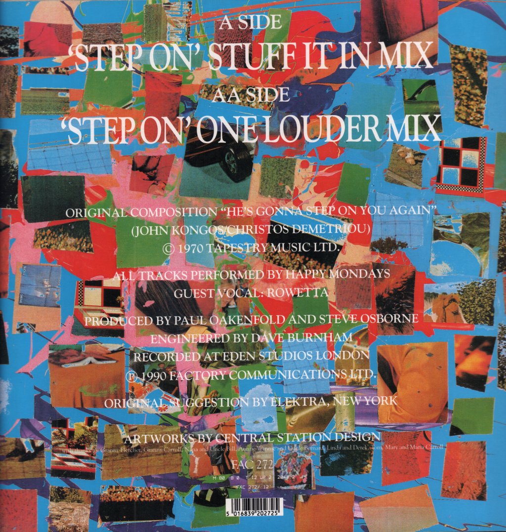 Happy Mondays - Step On - 12 Inch