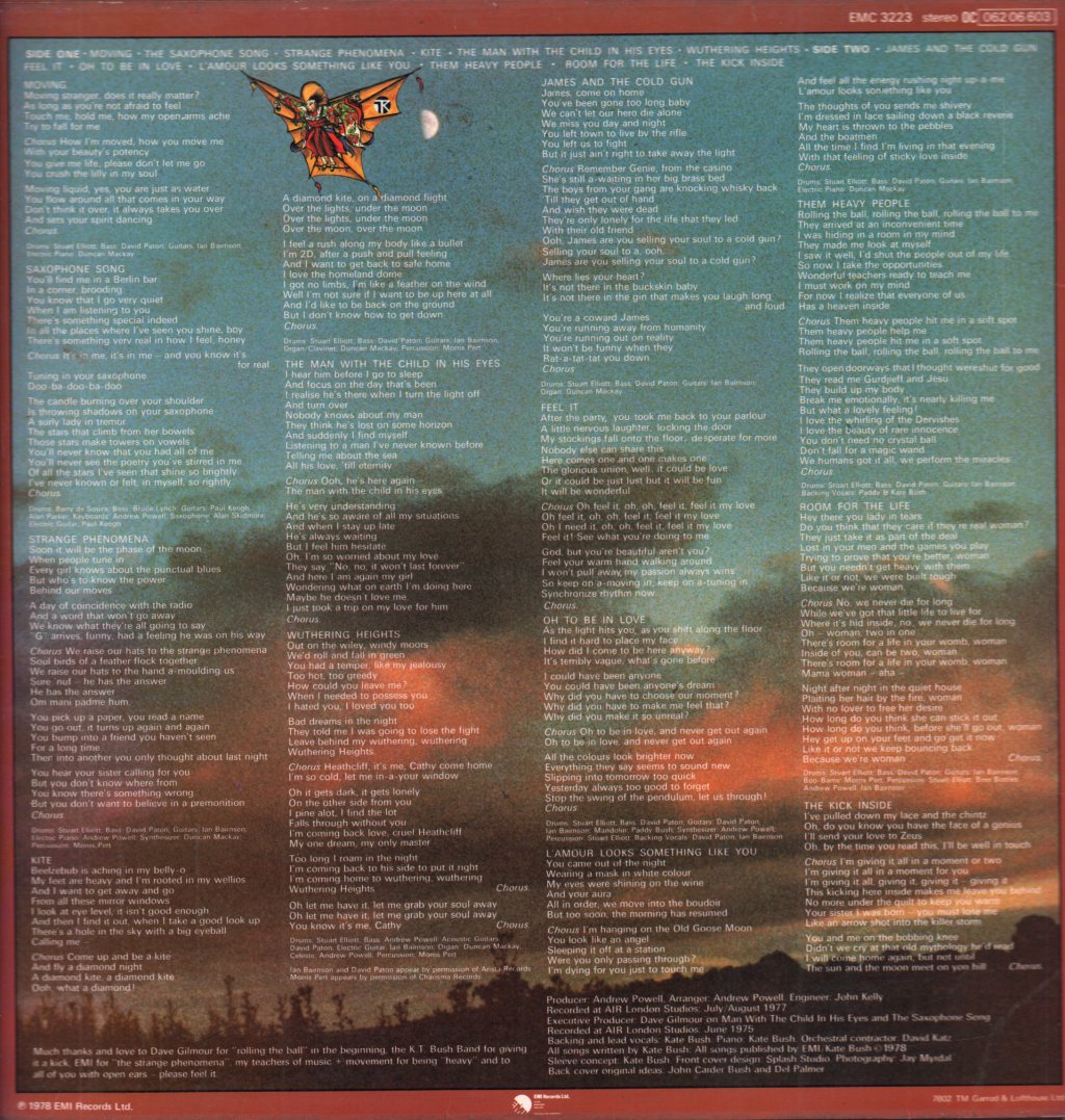 Kate Bush - Kick Inside - Lp