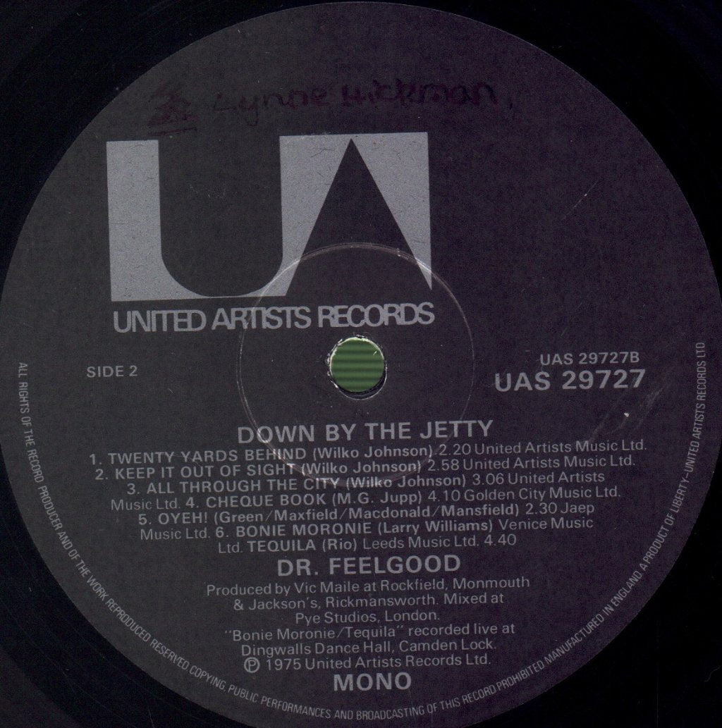 Dr. Feelgood - Down By The Jetty - Lp