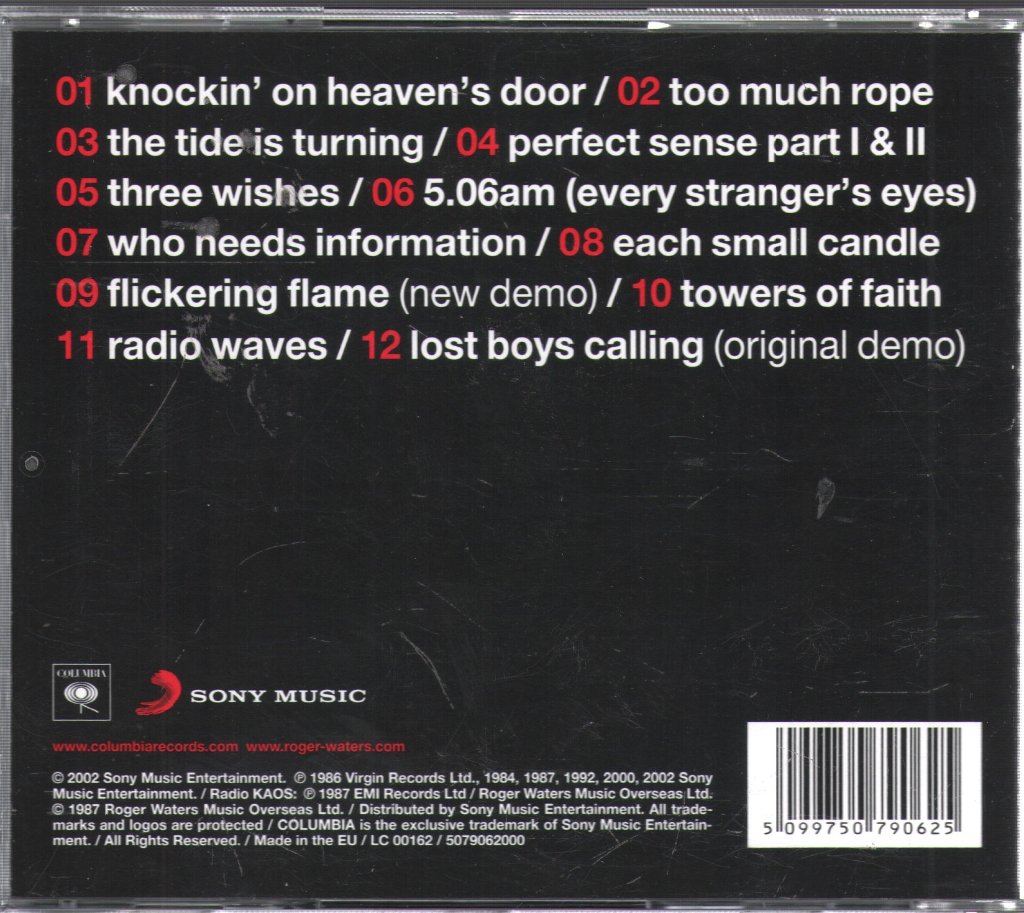 Roger Waters - Flickering Flame (The Solo Years Volume I) - Cd