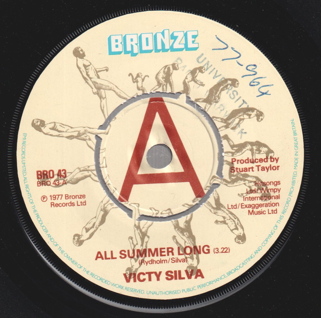 Victy Silva - All Summer Long - 7 Inch