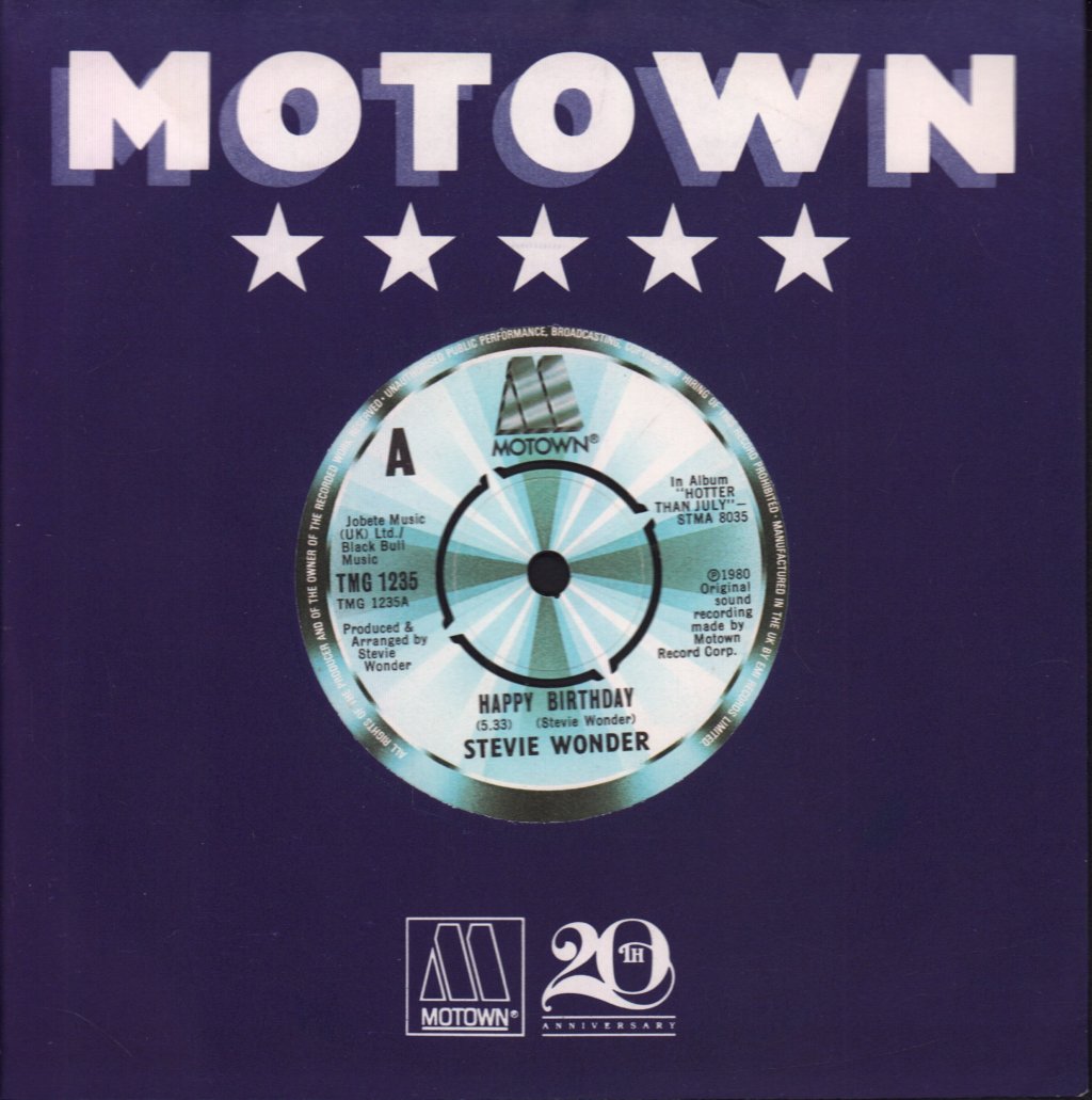 Stevie Wonder - Happy Birthday - 7 Inch