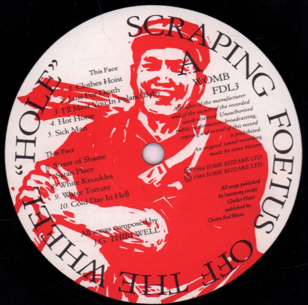 Scraping Foetus Off The Wheel - Hole - Lp