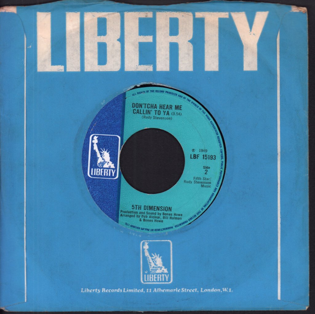5th Dimension - Medley Aquarius/Let The Sunshine In - 7 Inch