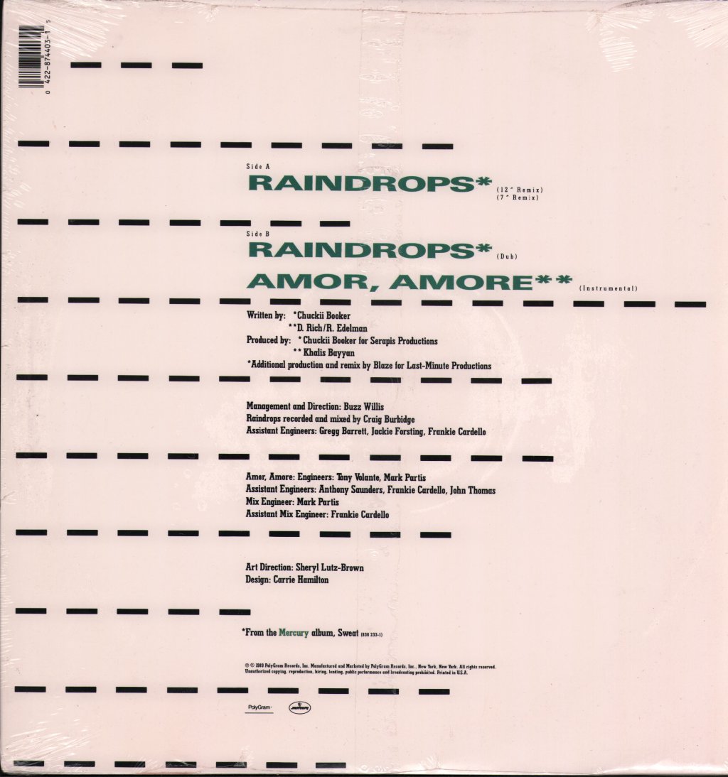 Kool And The Gang - Raindrops - 12 Inch