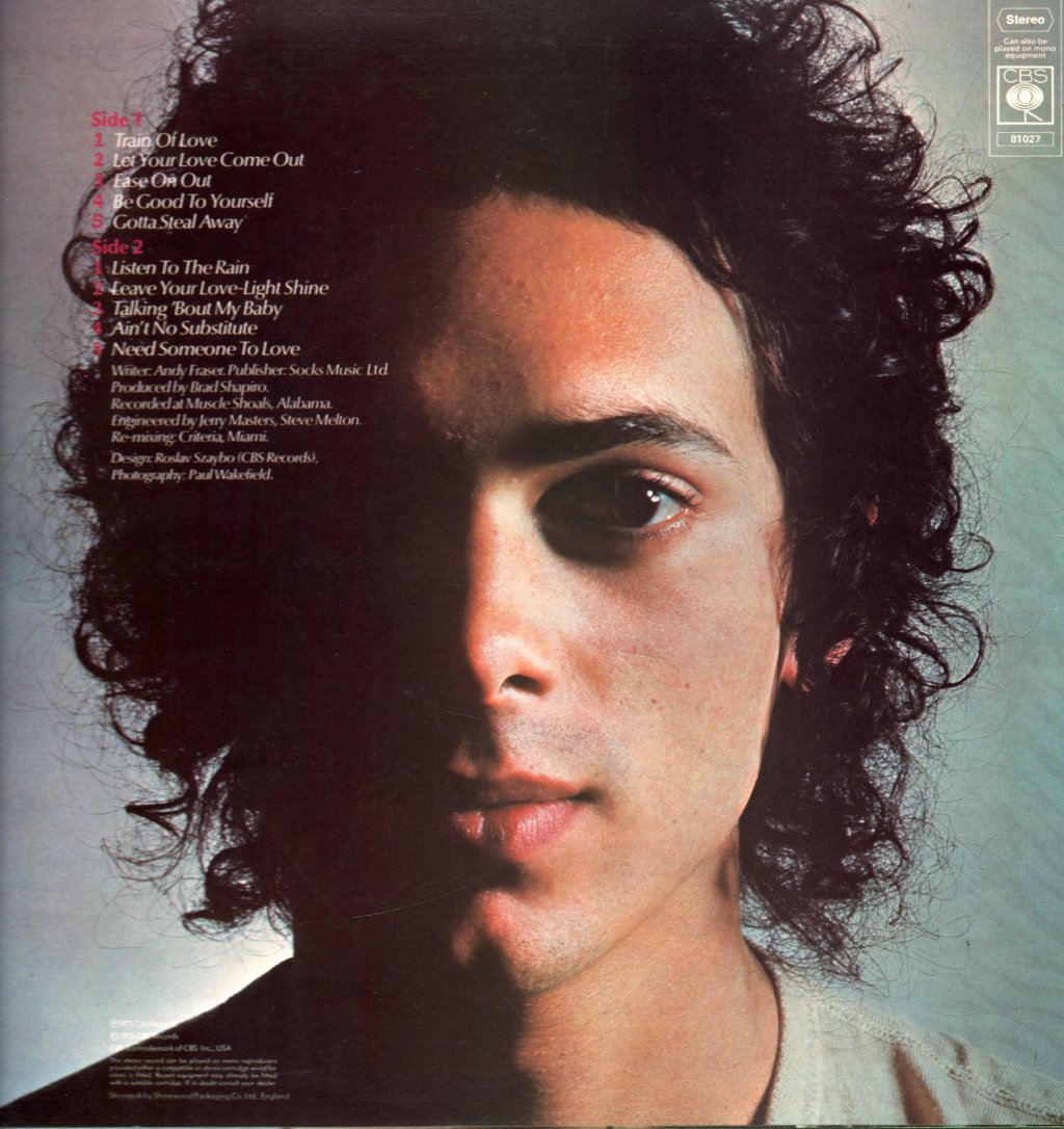 Andy Fraser - In Your Eyes - Lp