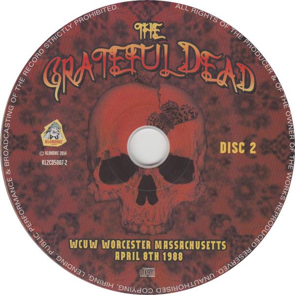 Grateful Dead - WCUW Worcester 91.3 FM 08.04.1988 - Double Cd