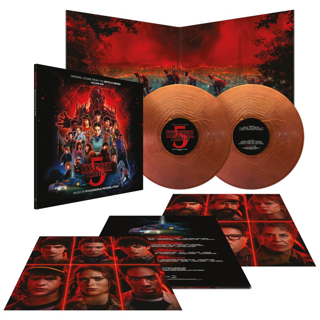 Kyle Dixon And Michael Stein - Stranger Things 5 (Original Score From The Netflix Series - Volume One) - Double Lp