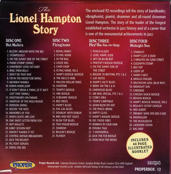 Lionel Hampton - Lionel Hampton Story - Cd Set