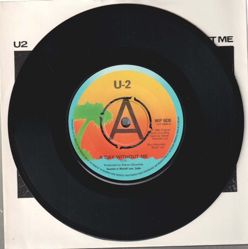 U2 - A Day Without Me - 7 Inch