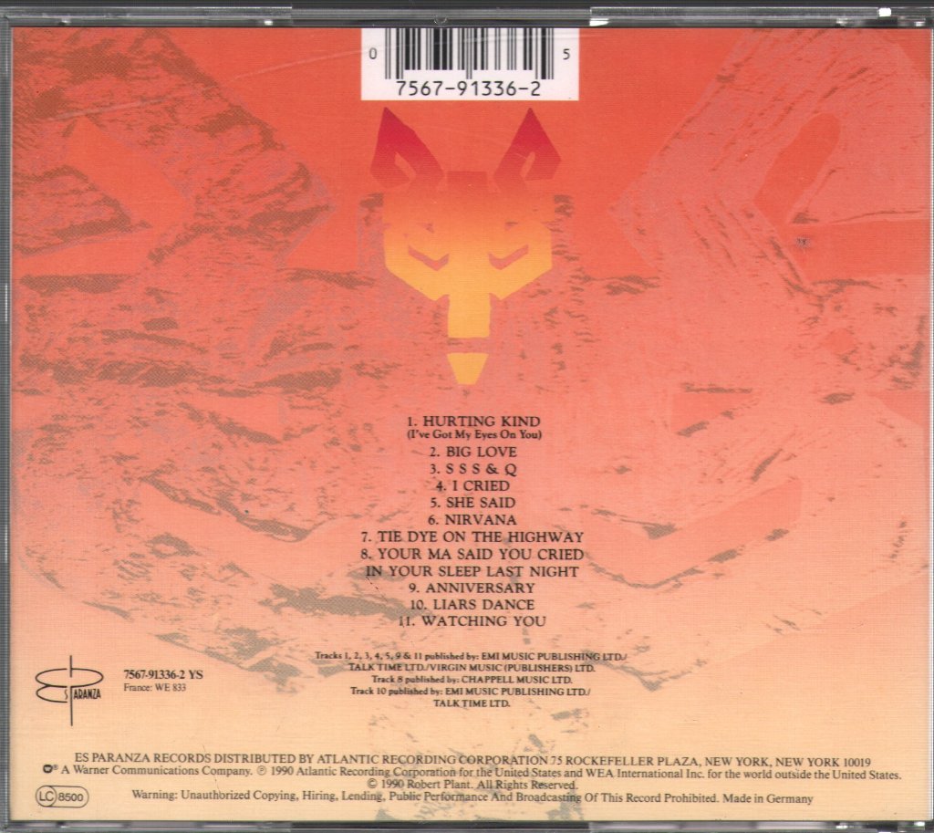 Robert Plant - Manic Nirvana - Cd