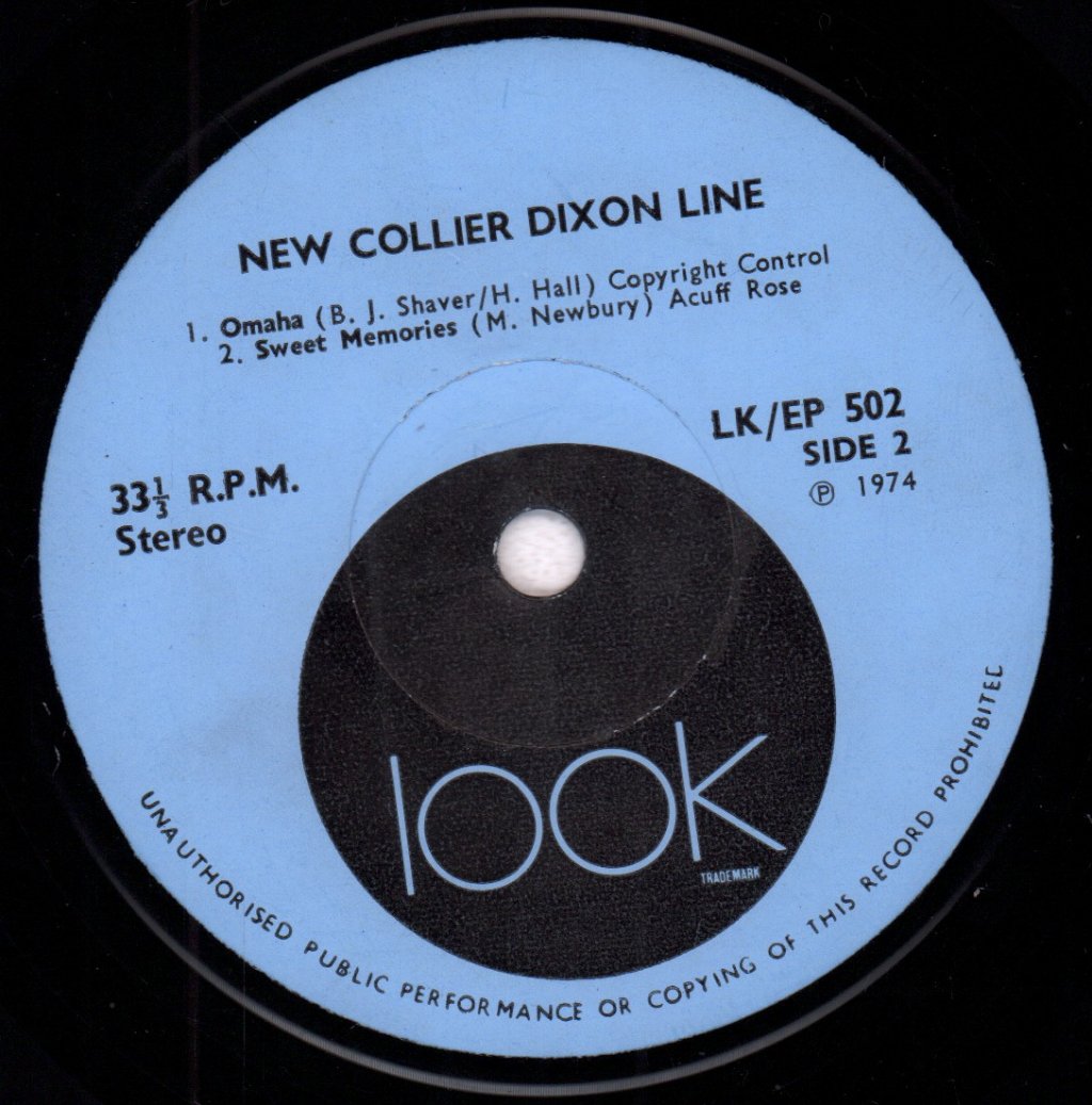 New Collier Dixon Line - New Collier Dixon Line - 7 Inch