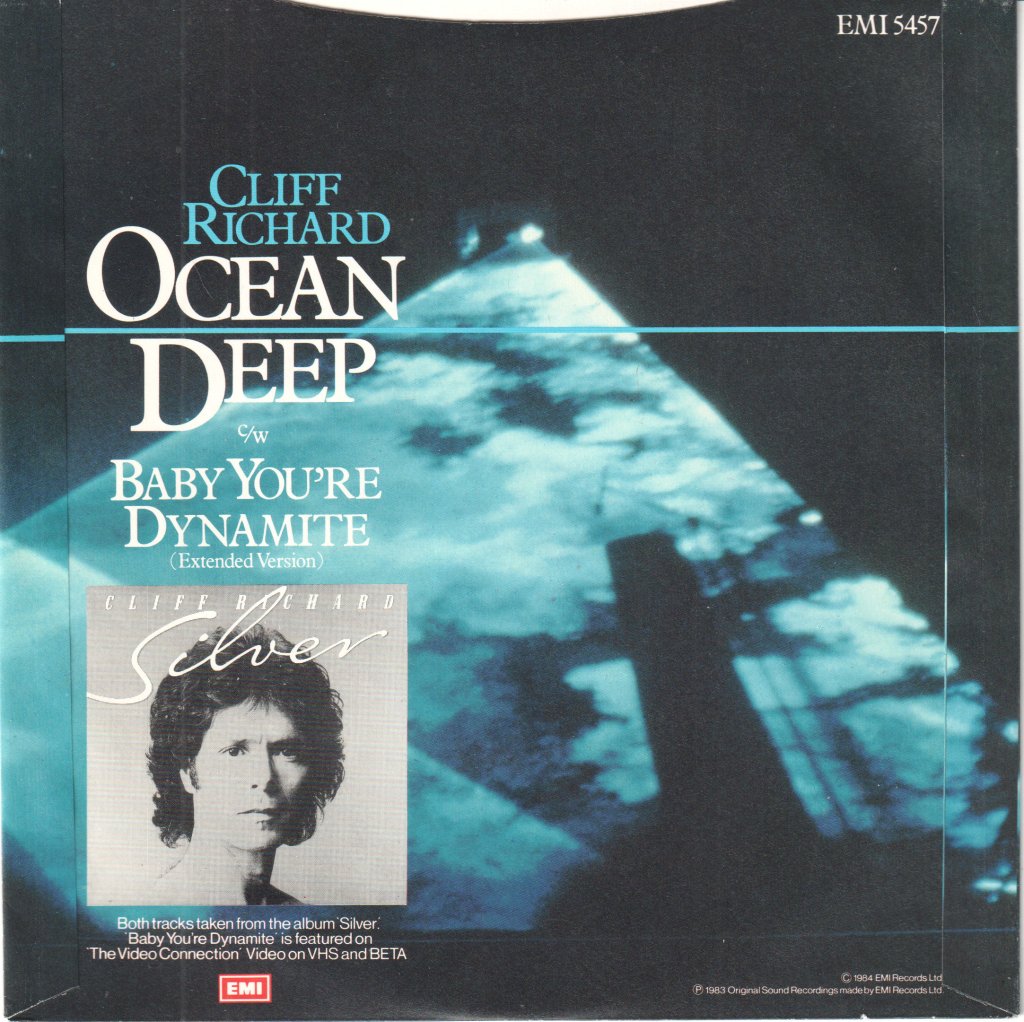 Cliff Richard - Ocean Deep / Baby You're Dynamite - 7 Inch