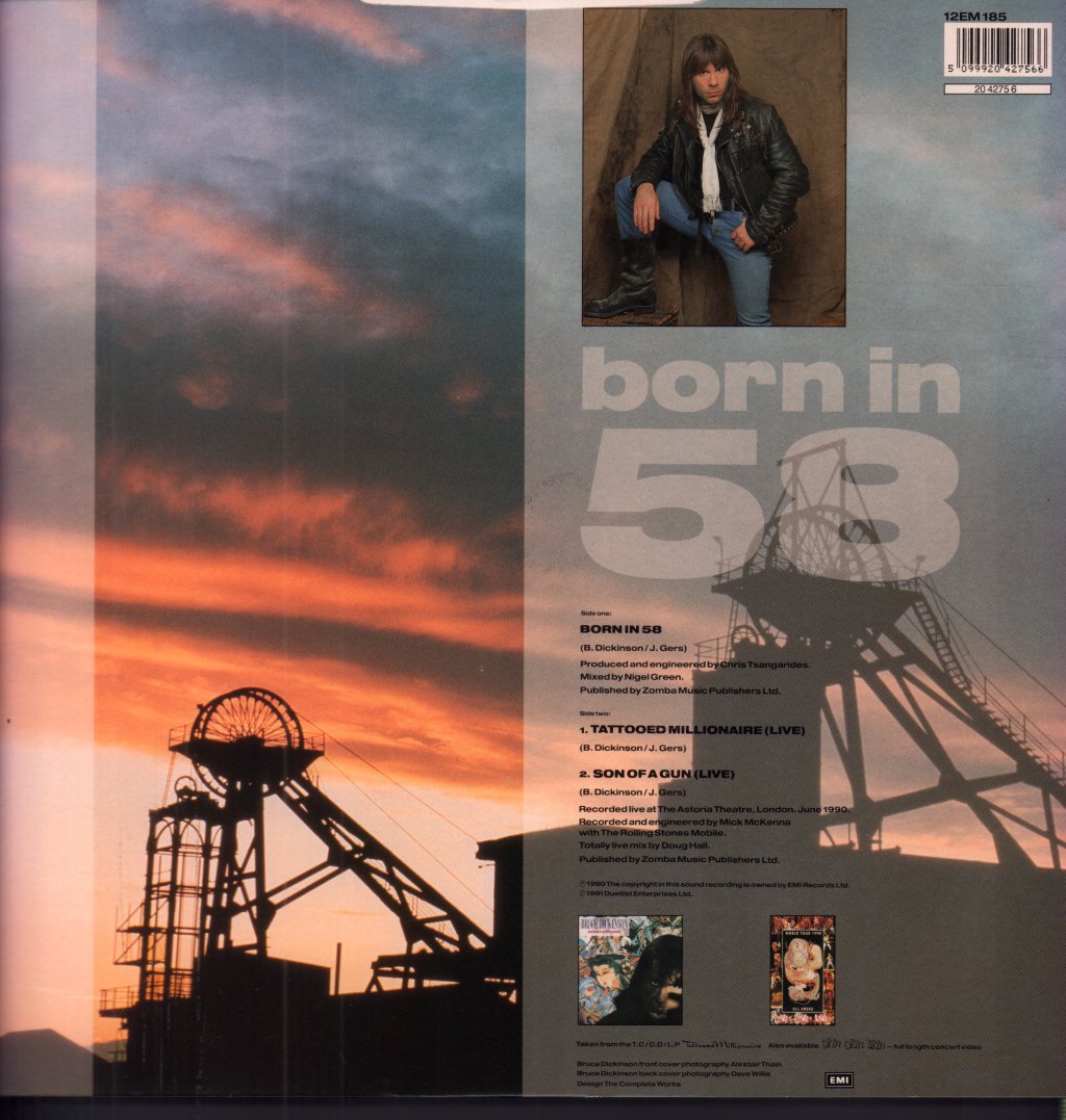 Bruce Dickinson - Born In 58 - 12 Inch