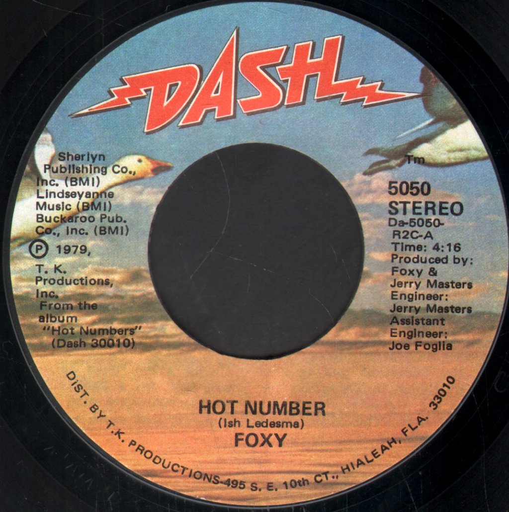 Foxy - Hot Number - 7 Inch