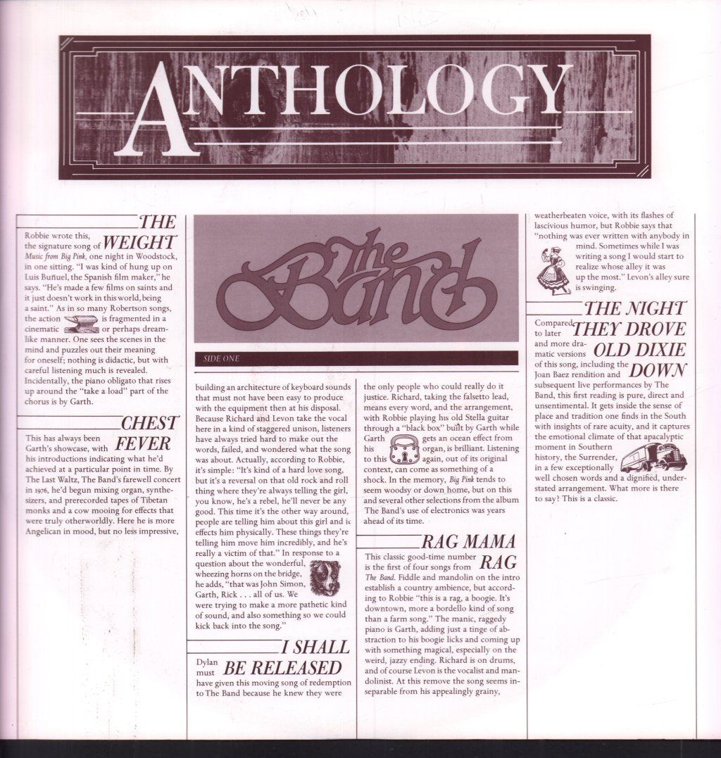 Band - Anthology - Double Lp