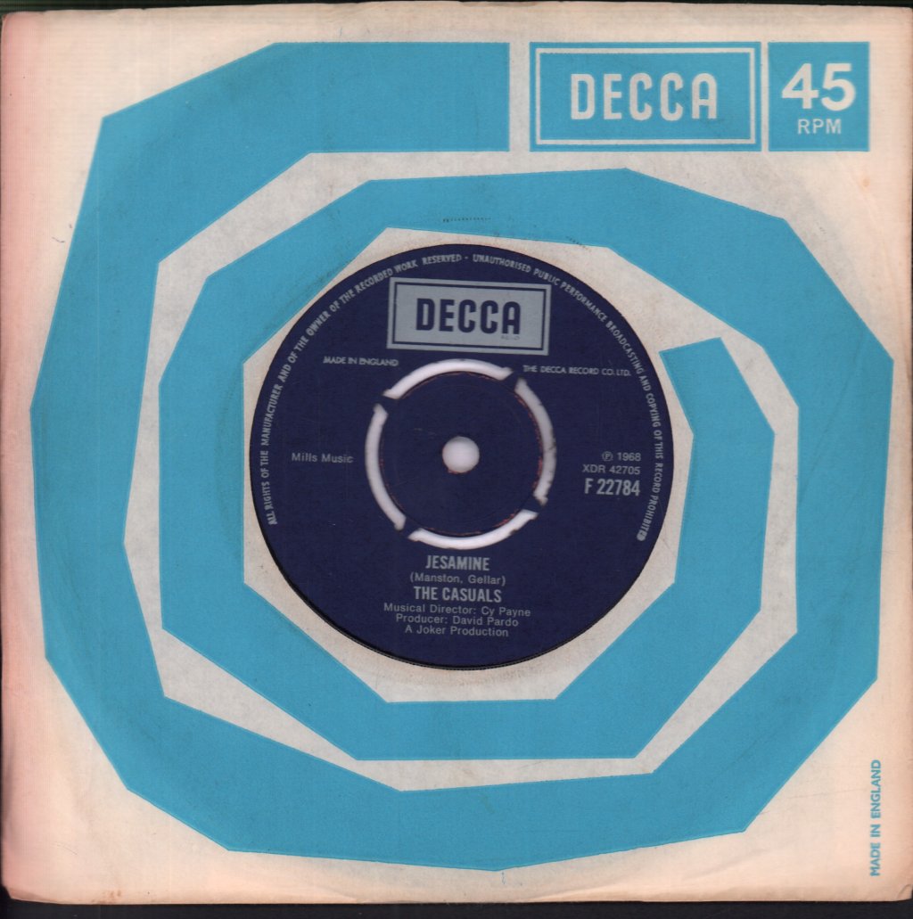 Casuals (60'S Group) - Jesamine - 7 Inch