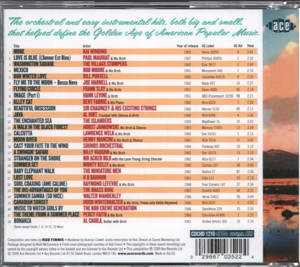 Various Artists - Hits With Strings And Things (Hot 100 Instrumentals From 1956-1967) - Cd