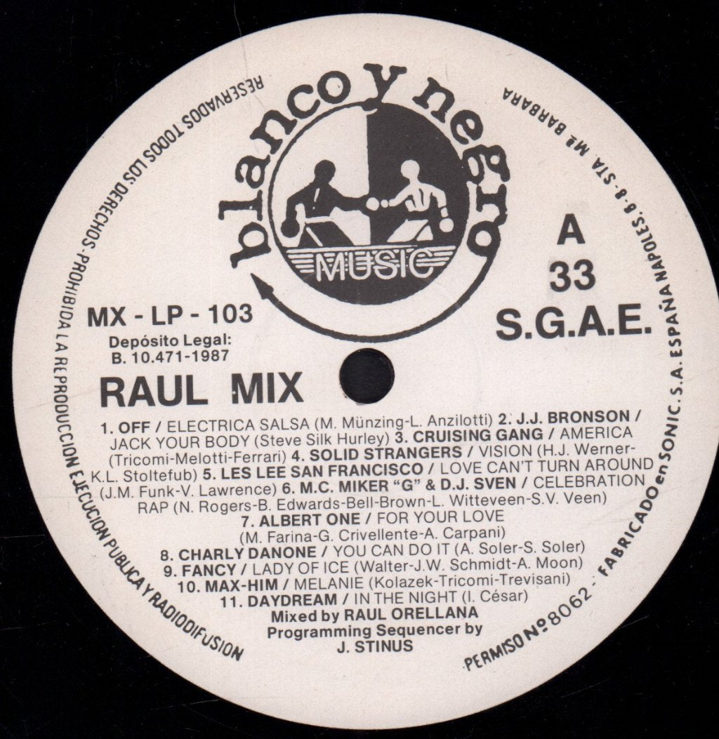 Raul Orellana - Raul Mix - Lp