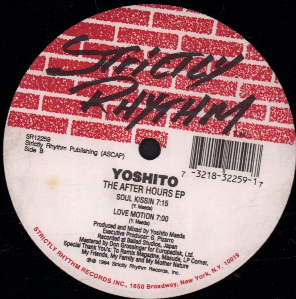 yoshito - After Hours EP - 12 Inch