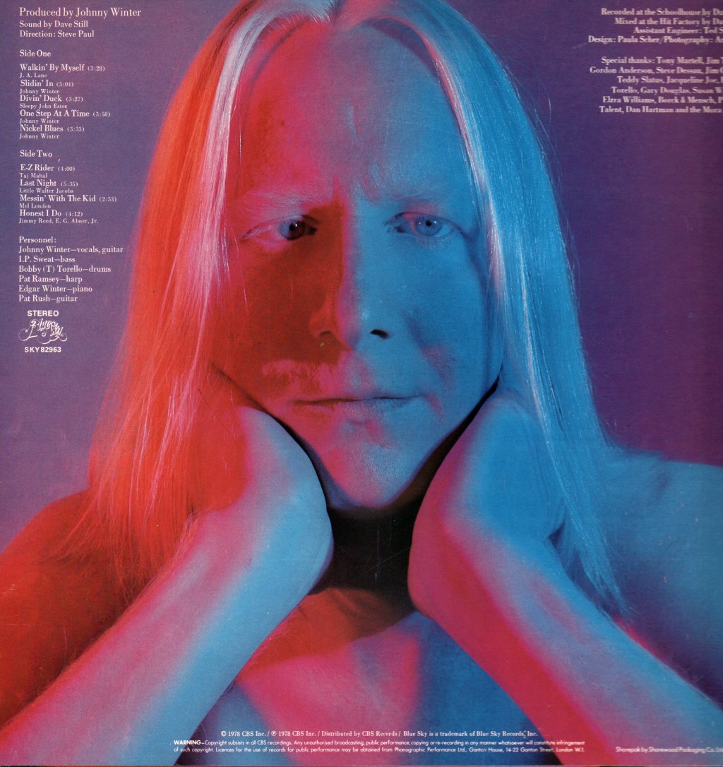Johnny Winter - White, Hot & Blue - Lp