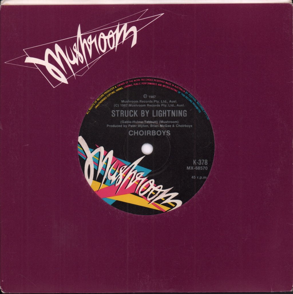 Choirboys (Rock/Metal Group) - Run To Paradise - 7 Inch