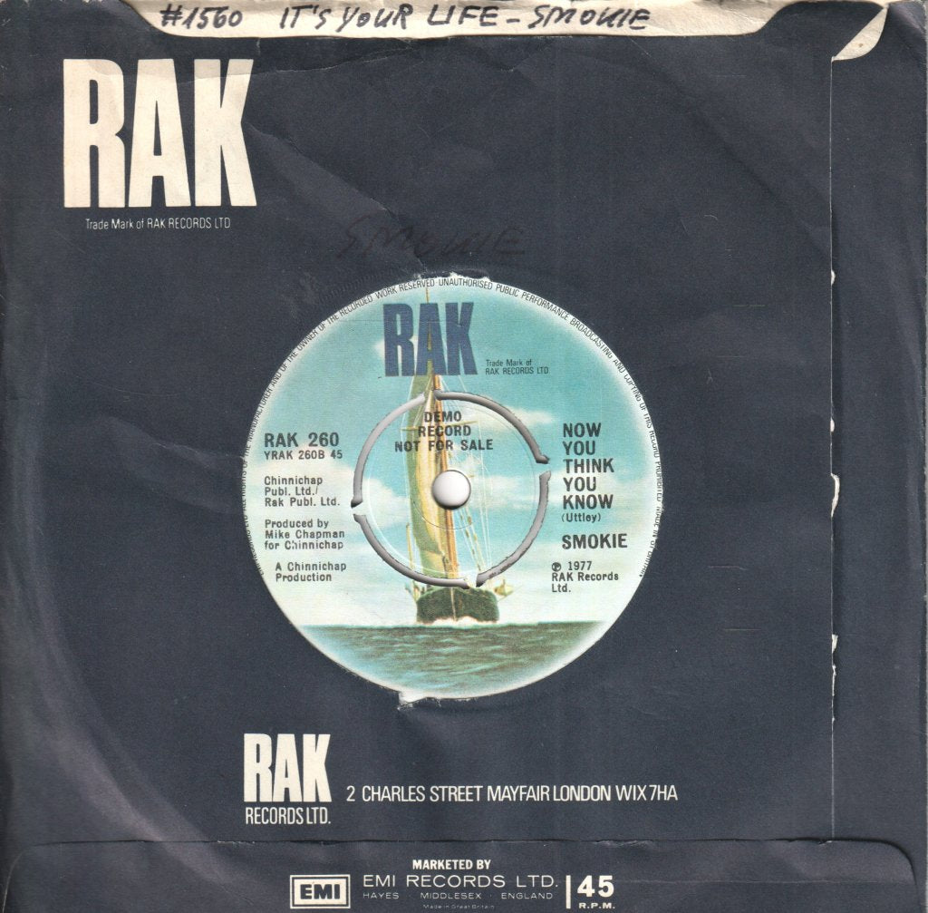 Smokie - It's Your Life - 7 Inch