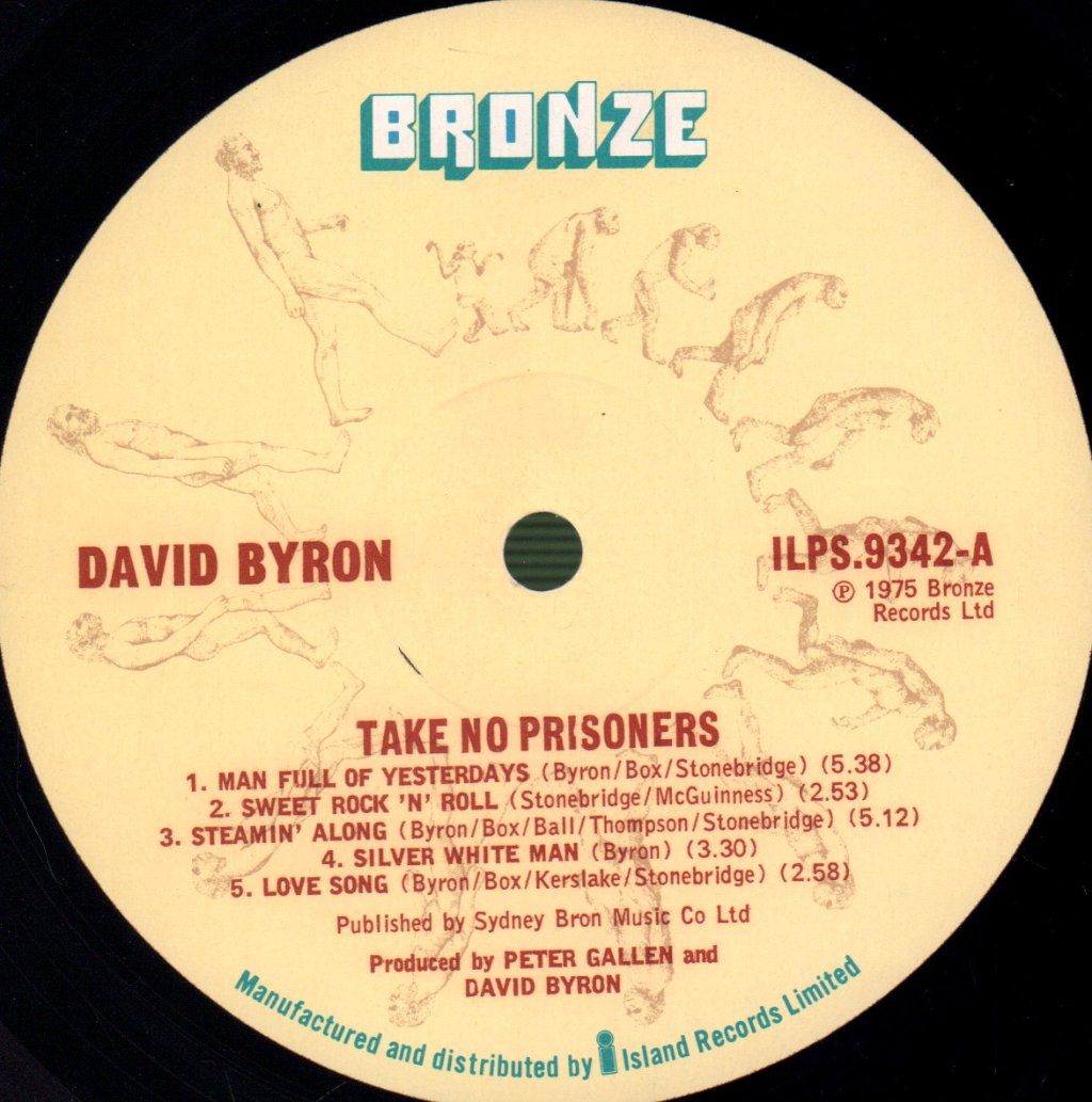 David Byron - Take No Prisoners - Lp