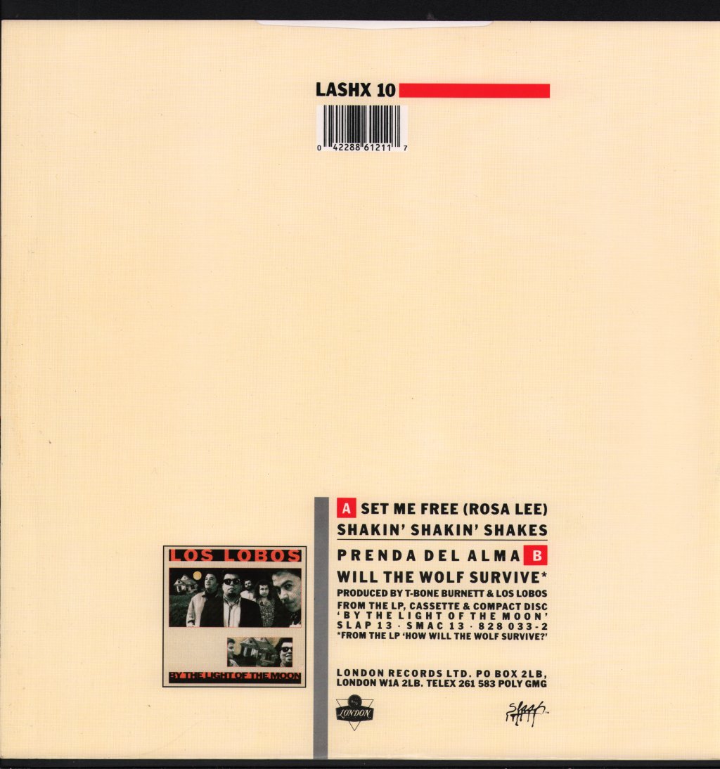 Los Lobos - Rosa Lee 4 Track EP - 12 Inch