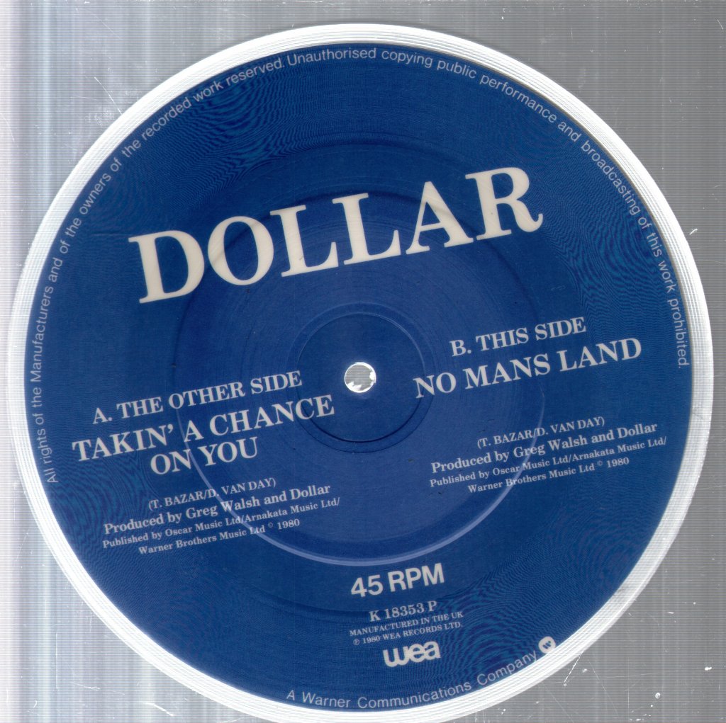 Dollar - Takin' A Chance On You - 7 Inch