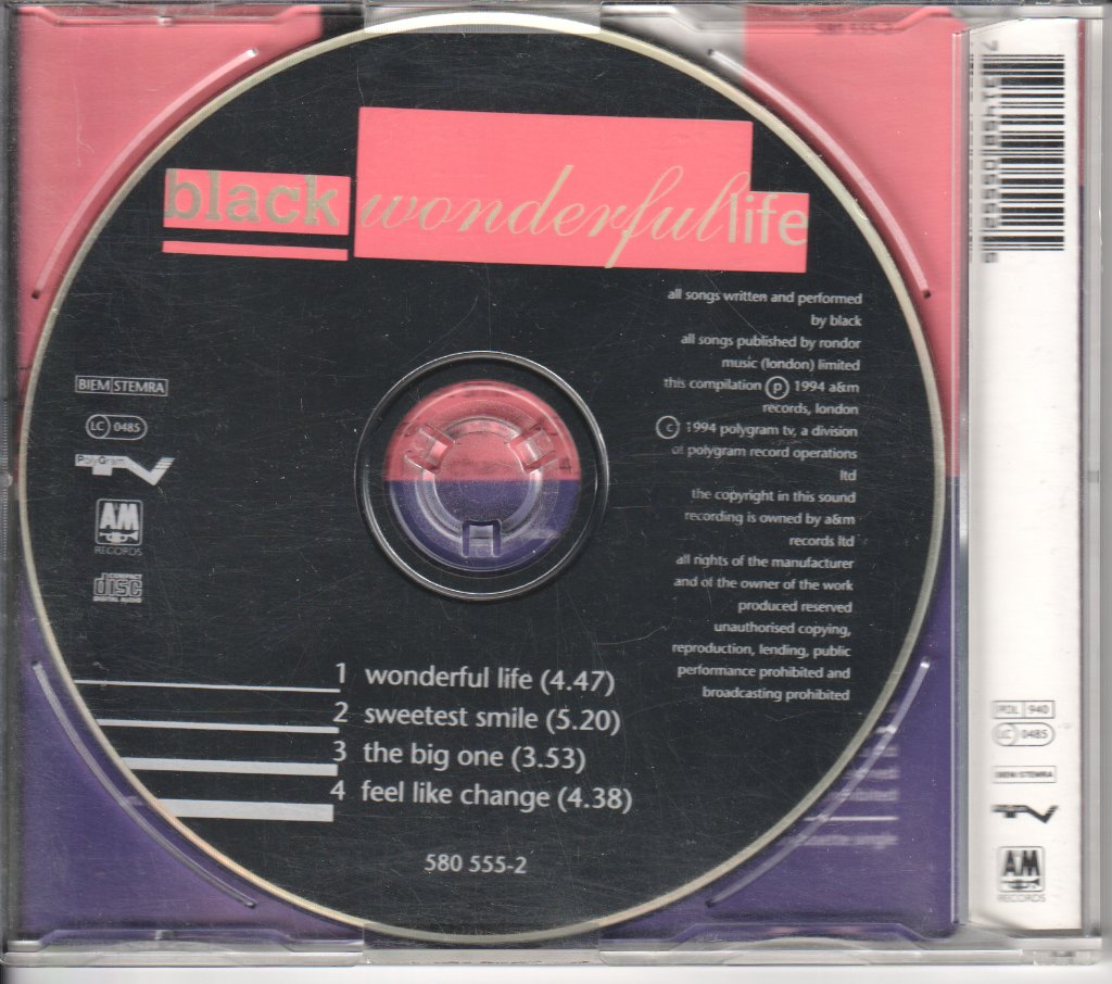 Black - Wonderful Life - Cd