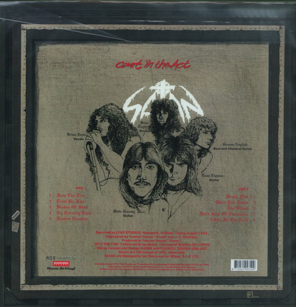 Satan - Court In The Act - Lp