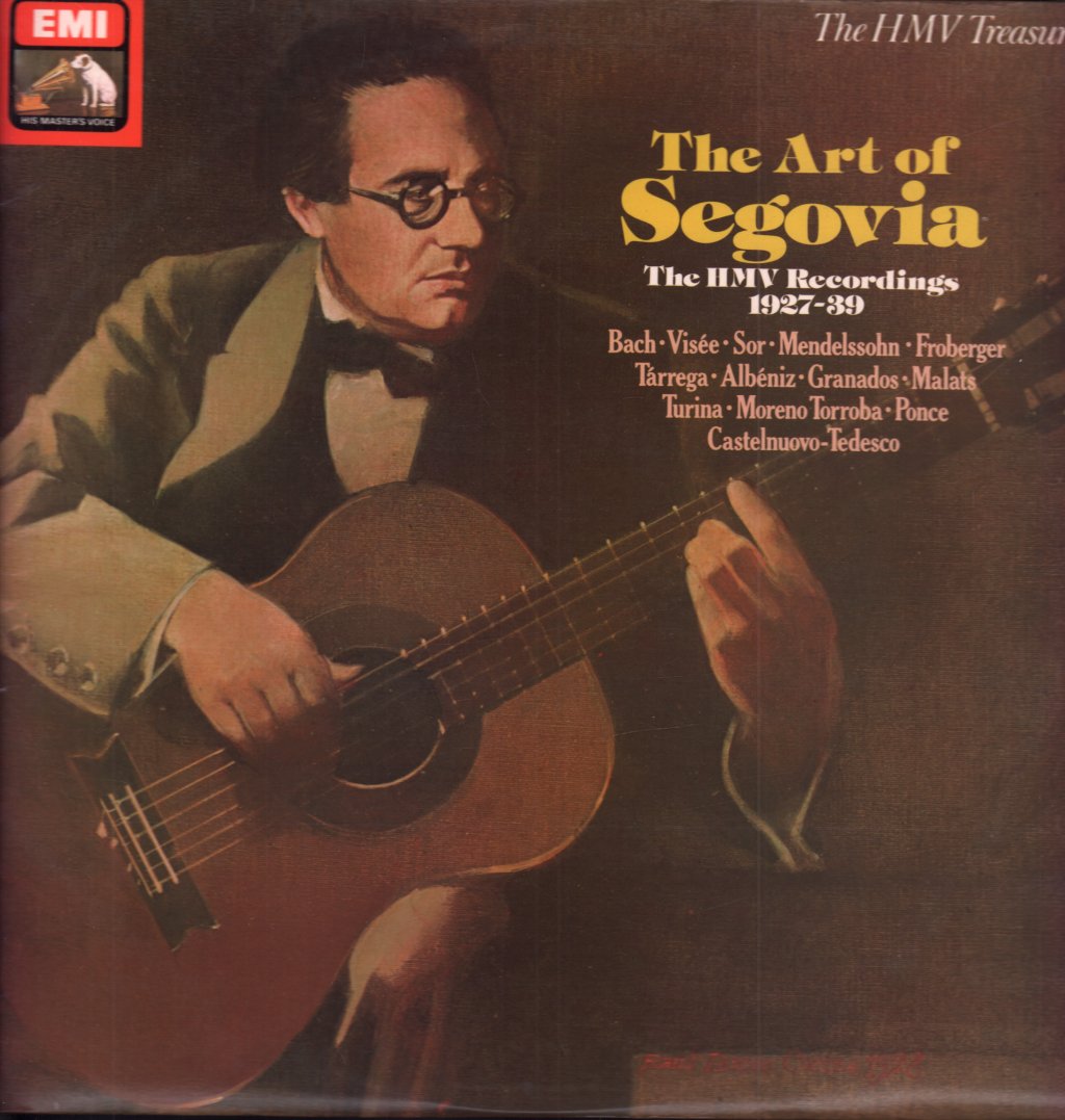 Andres Segovia - Art Of Segovia The HMV Recordings 1927-39 - Double Lp