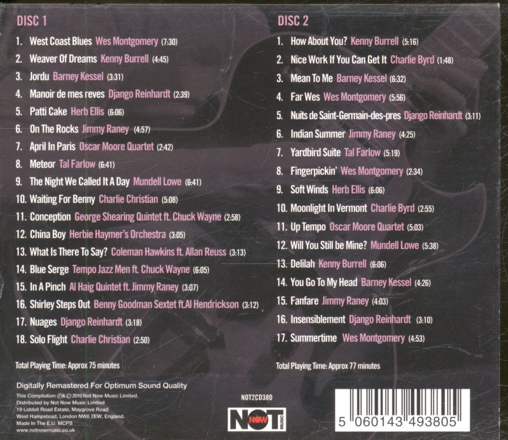 Various Artists - Blue Jazz Guitar - Double Cd