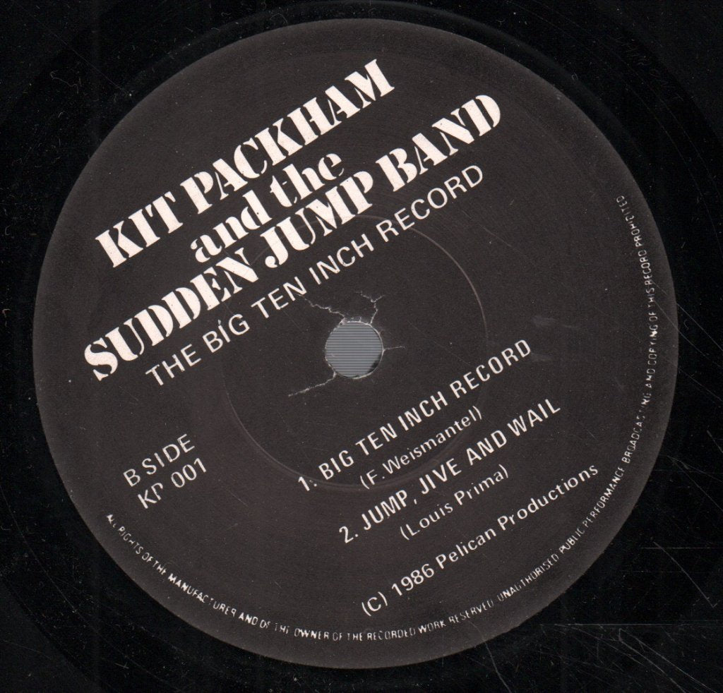 Kit Packham And The Sudden Jump Band - Big Ten Inch Record - 7 Inch