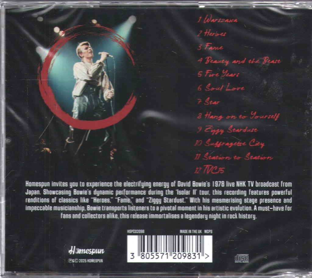 David Bowie - Tokyo 78 - Cd