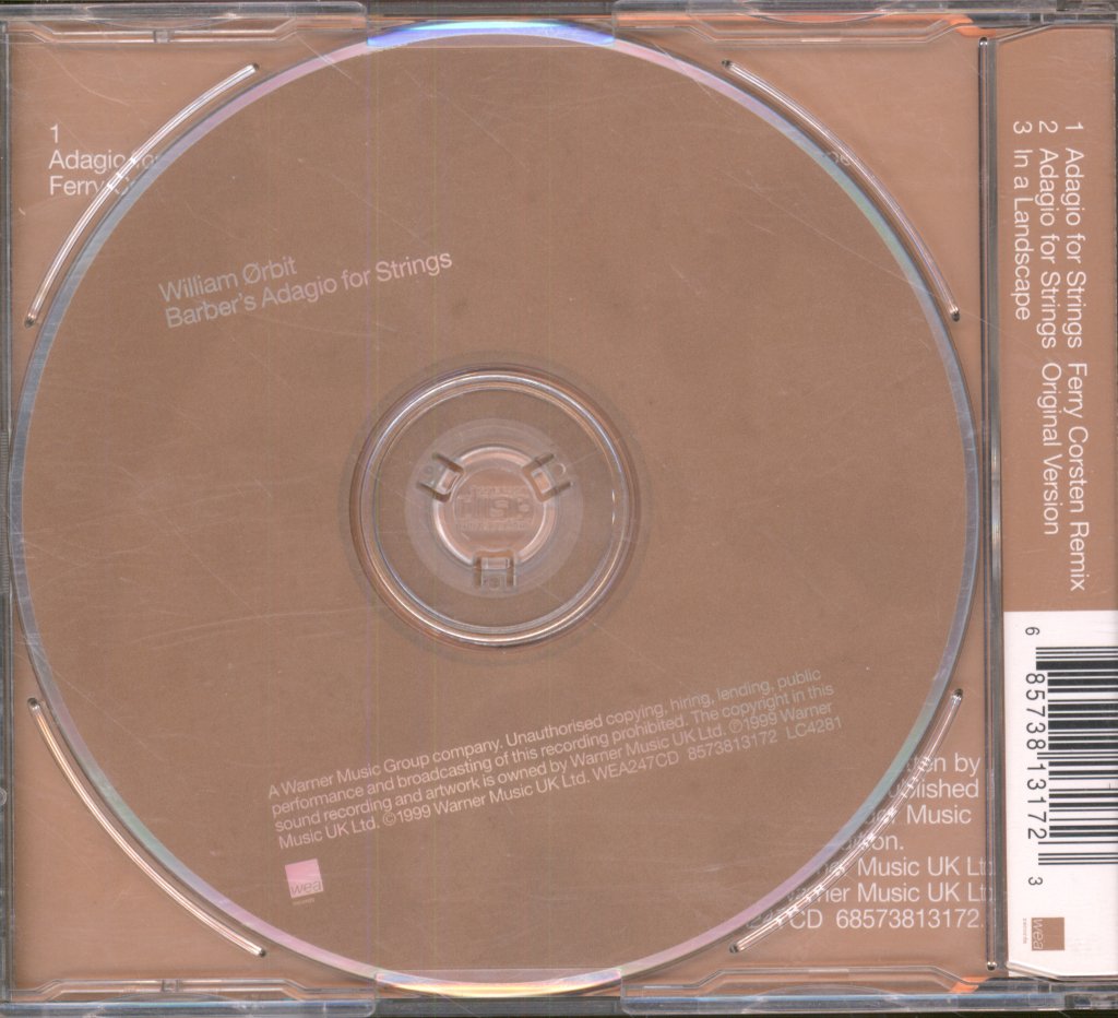 William Orbit - Barber's Adagio For Strings - Cd