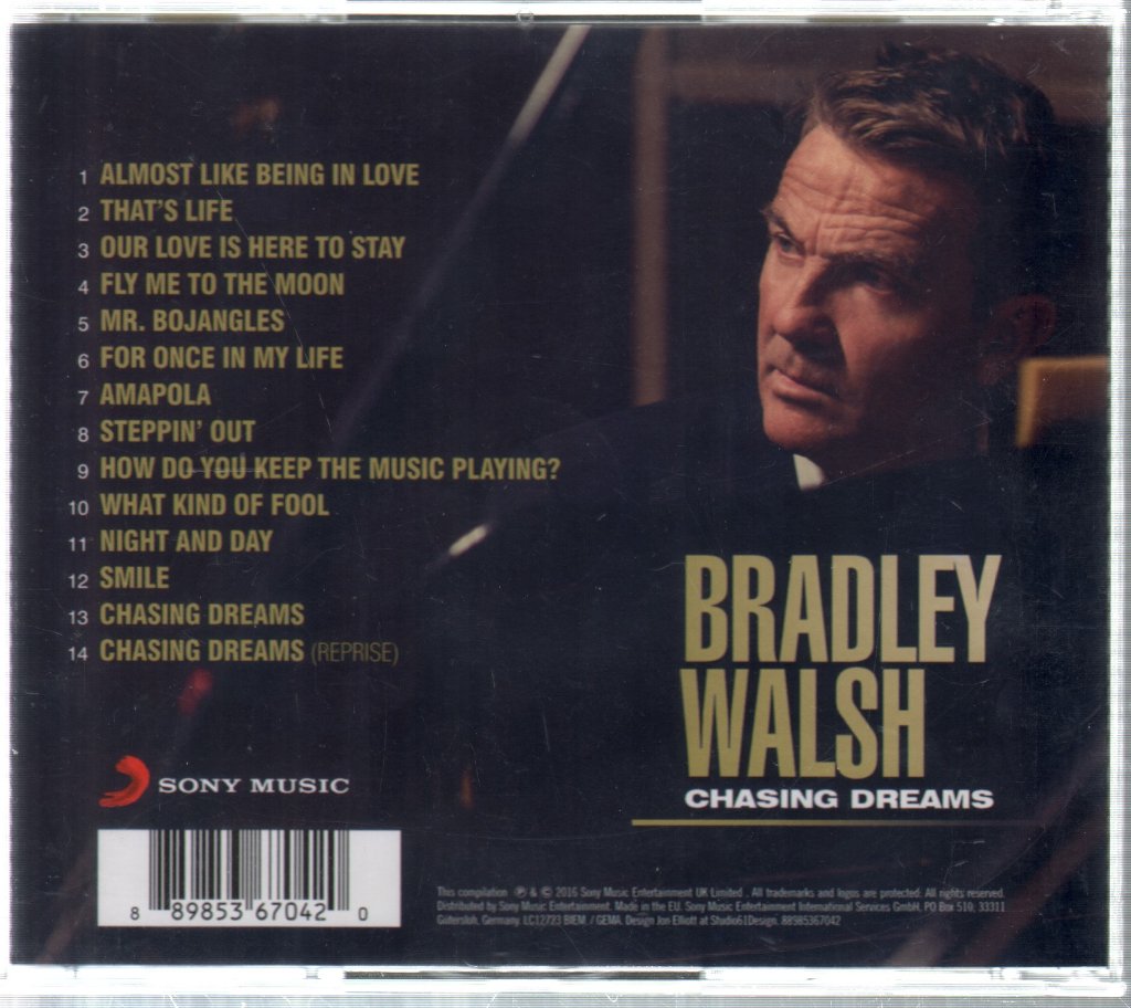 Bradley Walsh - Chasing Dreams - Cd