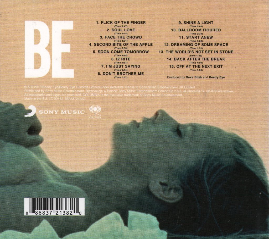 Beady Eye - BE - Cd