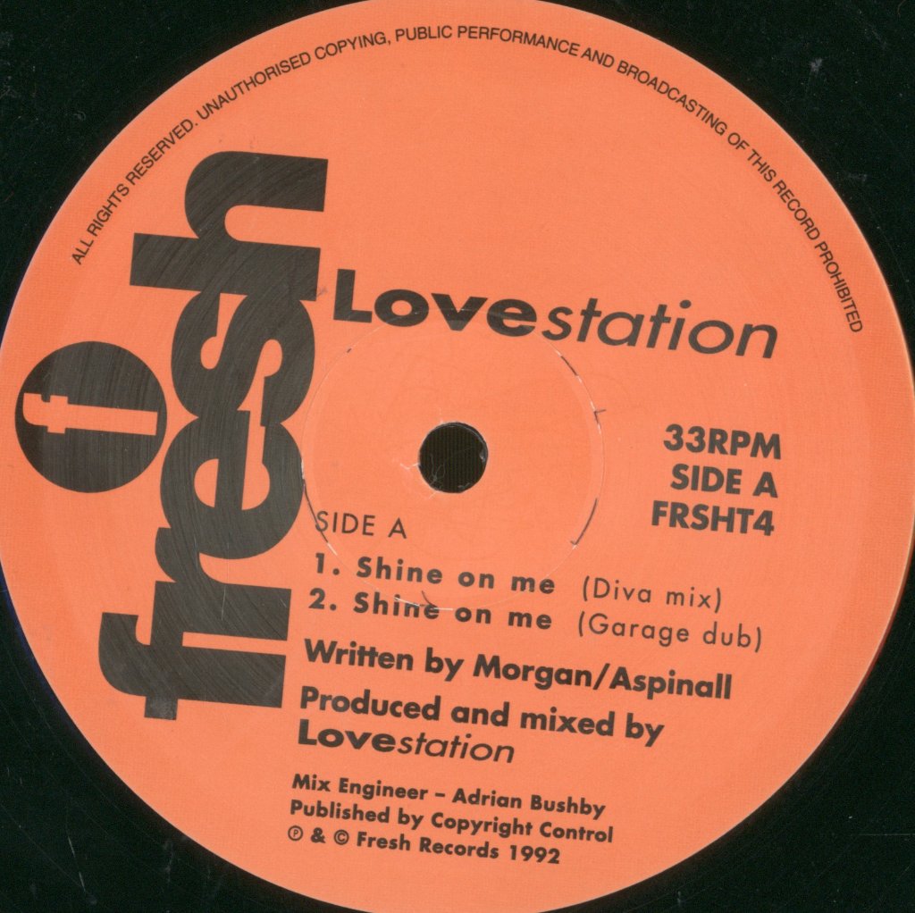 Lovestation - Shine On Me - 12 Inch